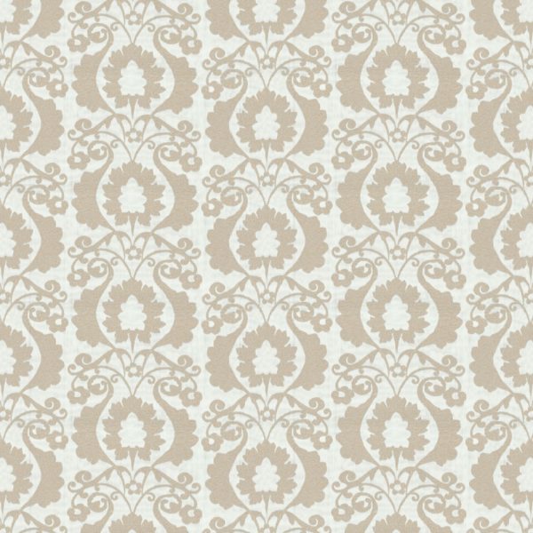 CALLA: BEIGE - Polyester Based Embroidery Printed Fabric for Curtains
