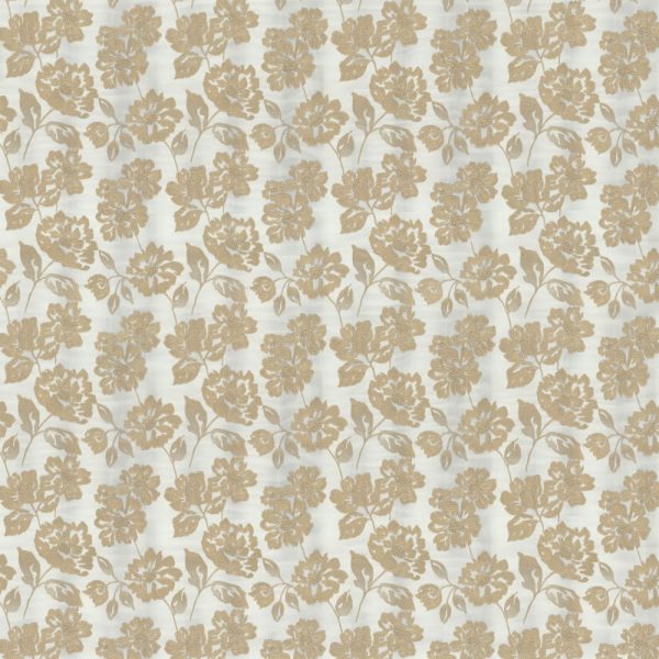 BELLE: SAND - 100% Polyester Based Embroidery Printed Fabrics for Home Furniture