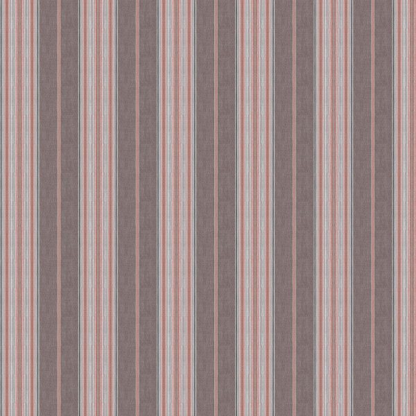 BAYADERE: TERRACOTTA - Vertical Stripes Fabris for Curtains, Blinds, Upholstery, Cushions