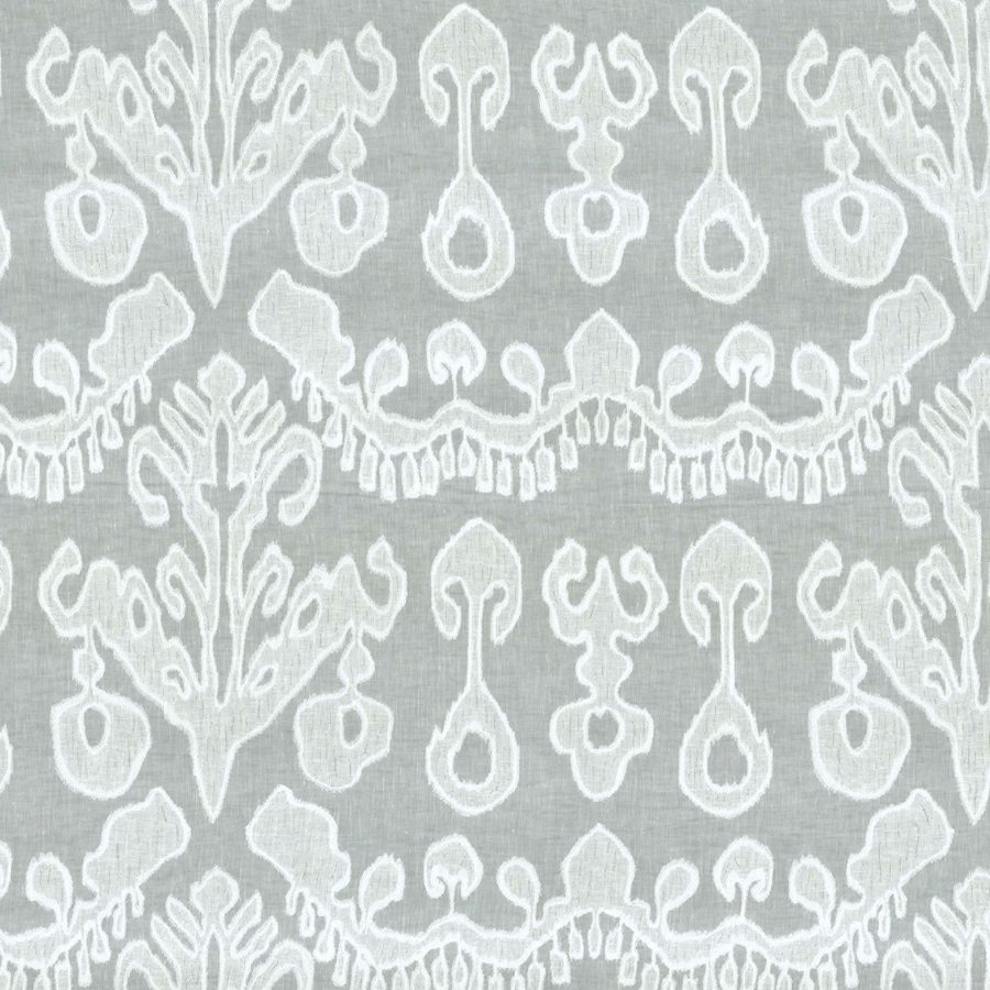 Grey Color Sheer Curtain Fabric