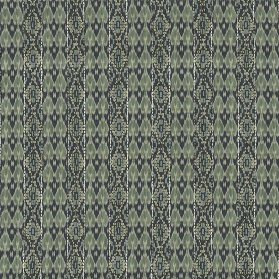 AKOLA: CERULEAN - Printed fabric curtains