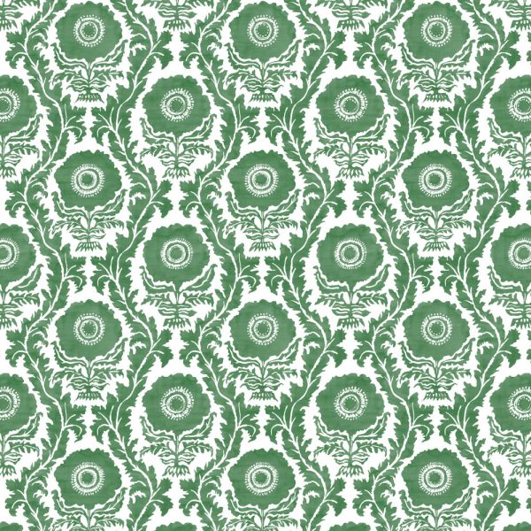 CLUNY DAMASK : EMERALD - Find quality home textile fabrics at Indian upholstery fabric store