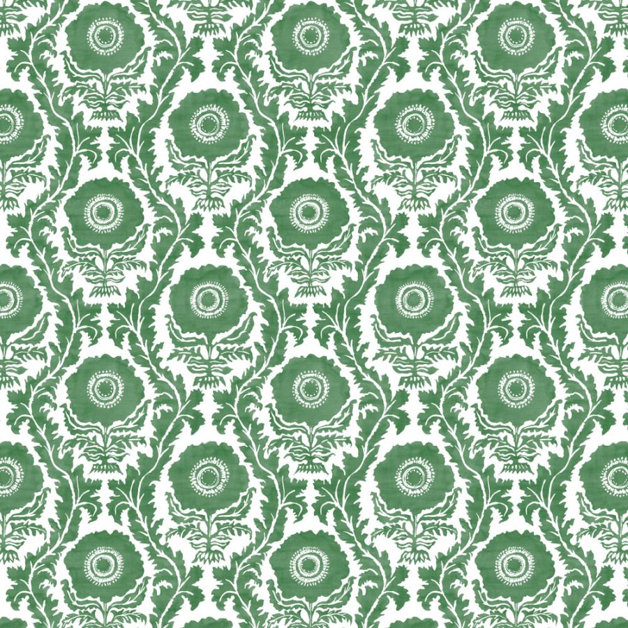 CLUNY DAMASK : EMERALD - Find quality home textile fabrics at upholstery fabric store